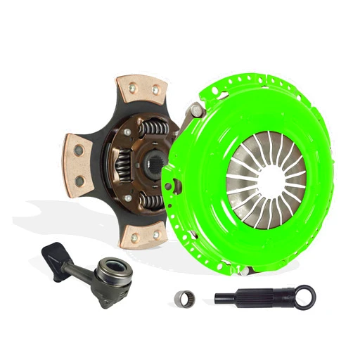 MITSUKO Clutch Kit and Slave works with Focus Base SE S2 ZTS ZTW ZX3 ZX5 Sony Limited Edition Manual Mid High 2000-2004 2.0L L4 GAS DOHC (4-Puck Clutch Disc Stage 3)