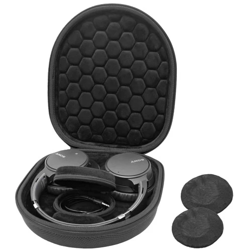 ProCase Hard Case for Sony WH-CH720N/ WH-CH710N/ WH-CH520/ WH-CH510/ WH-1000XM5/ WH-1000XM4/ WHXB910N/ Bose 700 Noise Cancelling Wireless Headphones, Travel Carrying Bag with 2 Dust Covers -Black