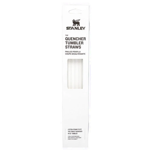 Stanley Reusable Quencher Straws | 4-Pack of BPA-Free, Reusable Straws for Clean Drinking | Perfect for Stanley's 40oz Tumblers | Clear