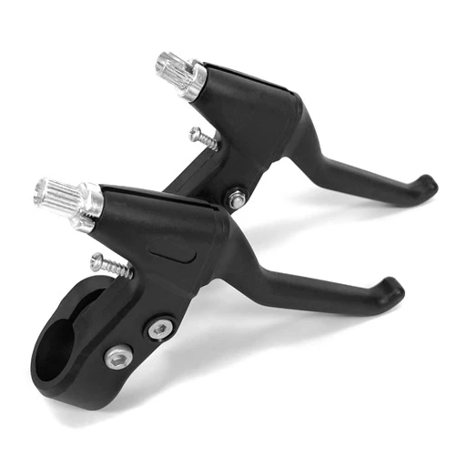 Generic Universal Bicycle Brake Lever/Bike Brake Handle, 22mm Compatible for Most Bicycle, Road Bike, Mountain Bike [Black - Pair], BL-01