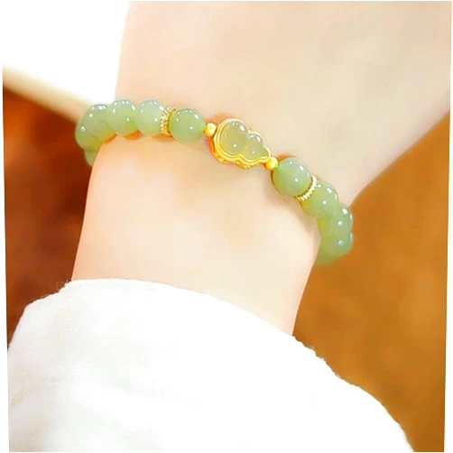 Synthetic Agate Lucky Bracelet | Unisex Retro Beaded Jewelry for Women & Men. Thoughtful Gift for Loved Ones, Couples Bracelet, Birthday Present