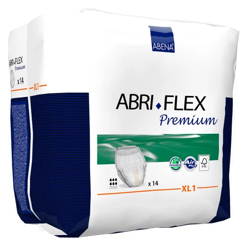 Abena Abri-Flex Premium Protective Underwear, Level 1, (Extra Small To XX-Large Sizes) Extra Large, 14 Count