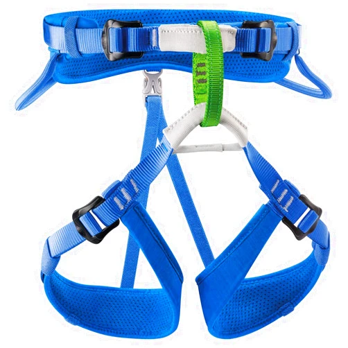PETZL MACCHU Kids' Climbing Harness - Adjustable Seat Harness for Children Less Than 40kg / 88 lbs