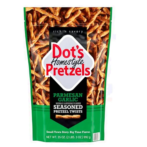 Generic Dot’s Homestyle Pretzels Parmesan Garlic Seasoned Pretzel Twists 35oz – Family-Size Pretzel Snacks – Gourmet Pretzel Sticks – Ideal for Picnic, Party, Car Trips, Travel
