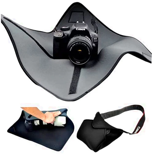 Generic Folding Photography Camera Protective Cloth Camera Wrap Cloth Protective Cover Blanket for Canon Nikon Sony DSLR Lens Flash