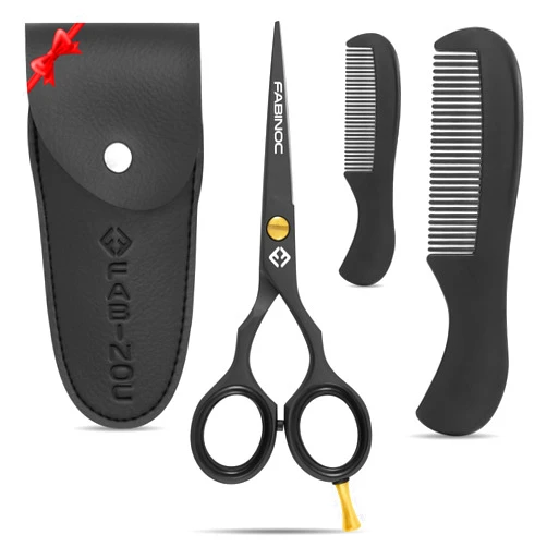 FABINOC Beard and Mustache Scissors for Men 5