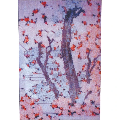 Masterpiece Dots Ruled Notebook – View of Mt Fuji: Hokusai Painting Mount Fuji Between Flowering Trees | A Book with Lined Pages for Writing or Journaling