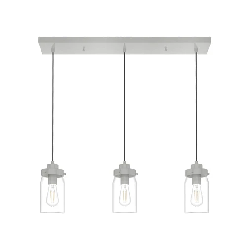 Hunter Fan Company 19156 Devon Park Linear Pendant Light, Brushed Nickel