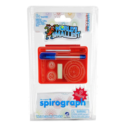 Worlds Smallest The Original Spirograph With 6 wheels