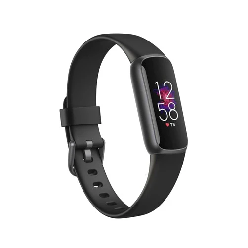 Fitbit Luxe-Fitness and Wellness-Tracker with Stress Management, Sleep-Tracking and 24/7 Heart Rate, Black/Graphite, One Size (S & L Bands Included)