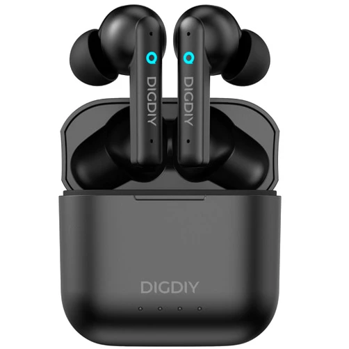 Digdiy Wireless Earbuds ANC Active Noise Cancelling, Transparency Mode, Wireless Charging, USB-C Charge, 40H Playtime, Digdiy Bluetooth 5.2 TWS Stereo Earphones, Clear Call, Touch-Control, IPX8 Waterproof