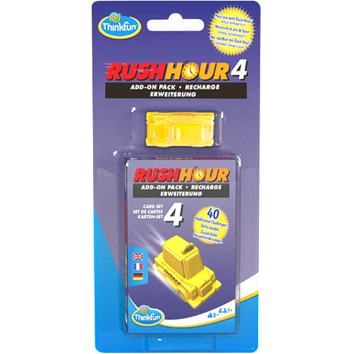 ThinkFun - 76453 - Rush Hour 4 Expansion Set an Addition to The Original Rush Hour with 40 New Challenges for Children and Adults Aged 8 and Over