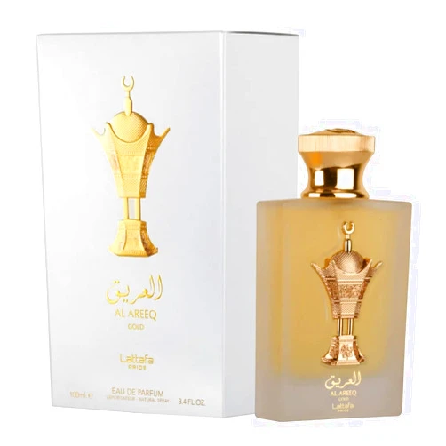 Lattafa Al Areeq Gold Eau De Parfum Spray for Unisex, 3.4 Ounce