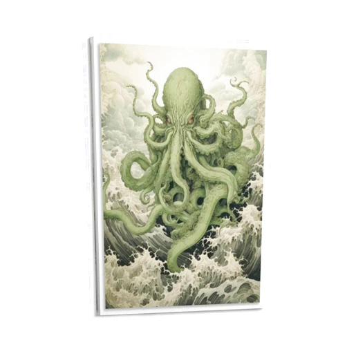 Generic Lovecraft Cthulhu Poster Canvas Art Poster and Wall Art Picture Print Modern Family Bedroom Decor Posters 12x18inch(30x45cm)
