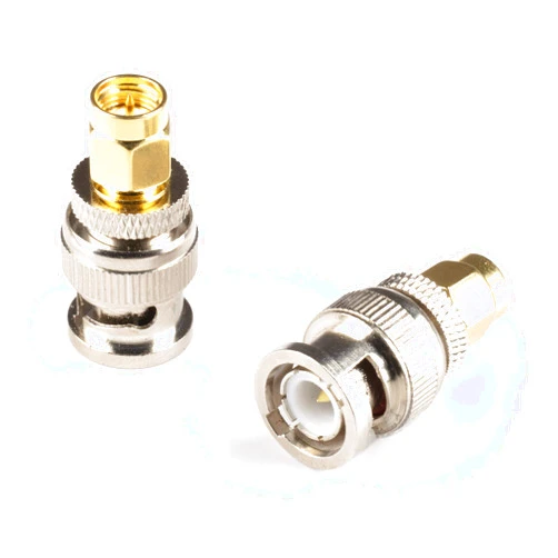 THE CIMPLE CO Gold SMA Male to BNC Male Adapter - 4 Pack Coupler - Male to Female Coaxial (RF) Connector, Compatible with RF, SDI, HD-SDI, CCTGV, Camera