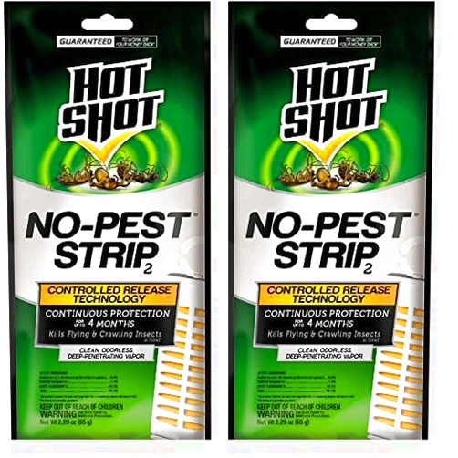 Hot Shot 100046114 No-Pest Strip, Pack of 2