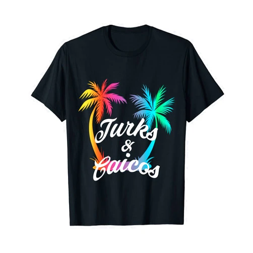 Turks and Caicos Bright Sunny Summer Beach Shirts Turks and Caicos Bright Sunny Summer Beach Gift Idea T-Shirt Men Women Kids T-Shirt