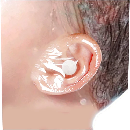 Saicheek Shower Swimming Ear Covers Baby Adults Water Proof Ear Swimming Plugs Safety Ear Protection for Shower Swimming Use