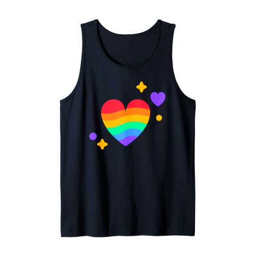 Köln Karneval Outfits für echte Kölner Funny Rainbow Heart Art Graphic - Men Women Children Tank Top