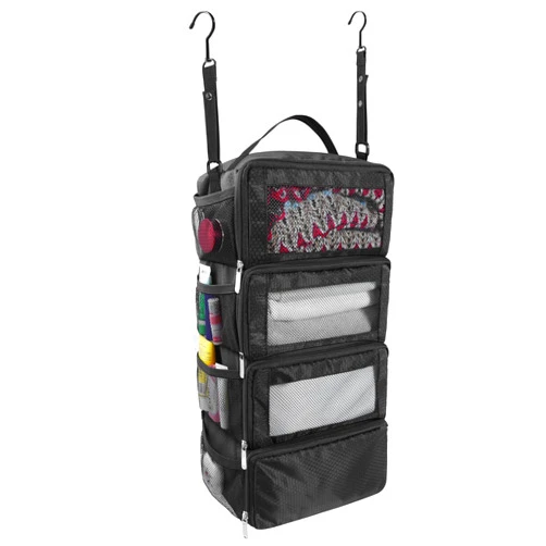 Olosar Suitcase Organizer, Travel Luggage Organizer Portable Hanging Travel Shelves Collapsible Hanging Packing Cubes for Carry on Suitcase
