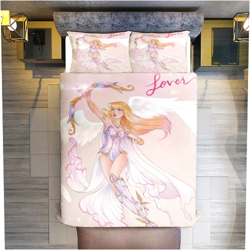 AIJZHSG Music Comforter Set Twin Size with Pillowcase, Singer Bedding Set for Kids and Adults, Soft Comforter Set for Bedroom Bed Decor 1 Comforter + 2 Pillow Cases (Twin)
