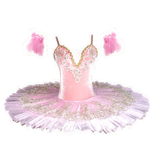 MTPLOP Ballet Tutu for Girls Swan Lake Performance Costume White Sarong Competition Ballet Puffy Skirt