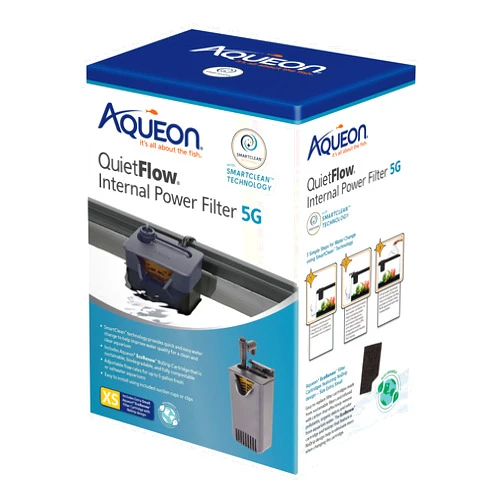 Aqueon QuietFlow Internal Filter with SmartClean Technology, Extra Small