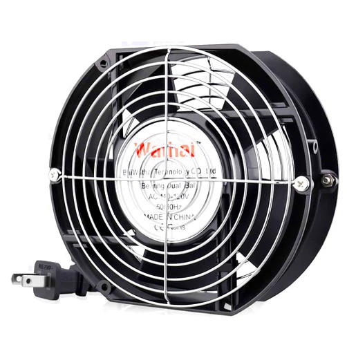 Wathai AC 110V 120V Axial Fan Big Airflow High Speed Dual Ball 172mm x 150mm x 51mm for DIY Cooling Ventilation Exhaust Projects For Server