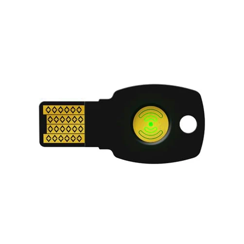 FEITIAN ePass K9 Plus - USB Security Key - Two Factor Authenticator - USB-A with NFC, FIDO U2F + FIDO2, PIV - Help Prevent Account Takeovers with Multi-Factor Authentication