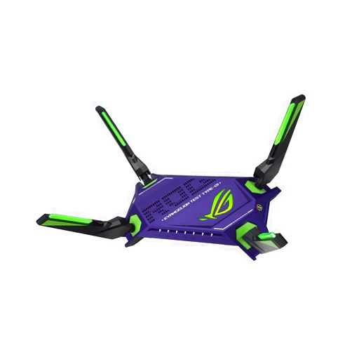 ASUS ROG Rapture GT-AX6000 EVA Edition Dual-Band WiFi 6 Gaming Router, Dual 2.5G WAN/LAN Ports, WAN Aggregation, Triple-Level Game Acceleration, AiMesh Compatible, Lifetime Internet Security