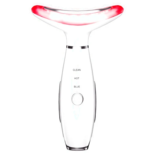 Enarit 3-in-1 Beauty Massager for Face and Neck, Based on Triple Action LED, Thermal, and Vibration Technologies for Skin Care,Improve,Firm,Tightening and Smooth