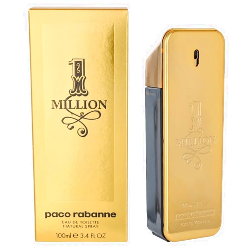 Paco Rabanne 1 Million EDT Spray - Notes of Leather, Amber and Tangerine for Rebellious Men