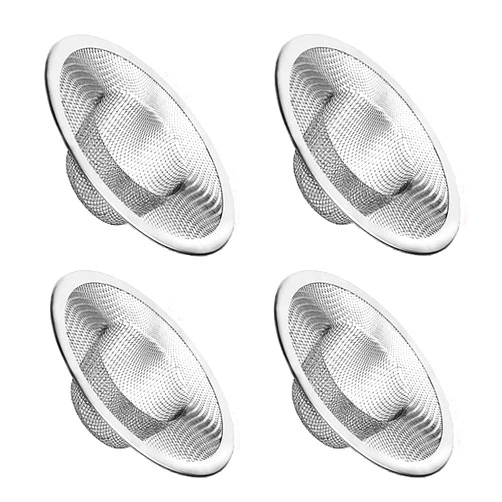 ArtioHipo 4pcs Heavy Duty Stainless Steel Slop Basket Filter Trap, 4.41
