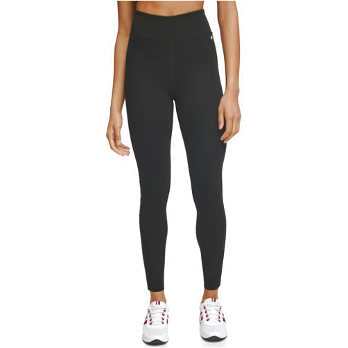 Tommy Hilfiger Women's Side Logo Tape Compression Legging