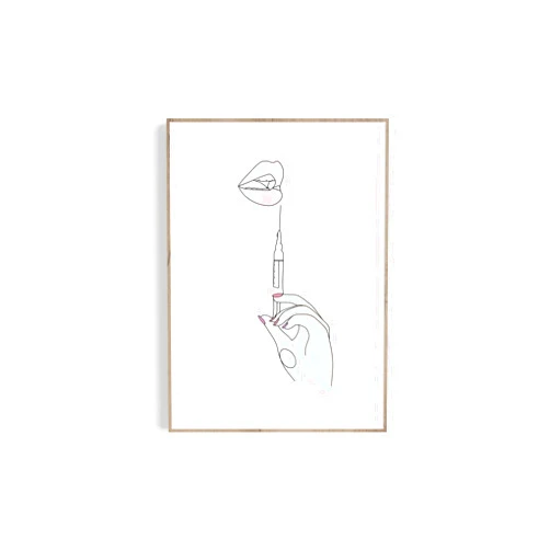 Custom Lip Filler Print, Lip Augmentation, Derma Filler Print, Plastic Surgeon Poster, Esthetic Surgery, Dermatologist Poster, Cosmetic Surgery Print,206