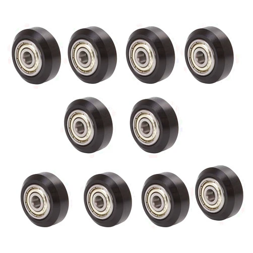 Creality 3D Printer POM Wheel Plastic Pulley Linear Bearing for Ender 3/Ender 3 Pro/Ender 3 V2/Ender 3 Max/Ender 3 S1/Ender 5 Series/CR 10 Series/Neptune 3 Pro 3D Printer (Pack of 10)