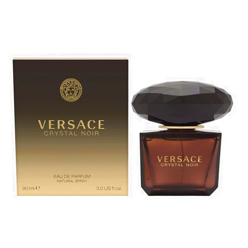 VERSACE Crystal Noir Eau De Parfum Spray for Women, 3 Ounce