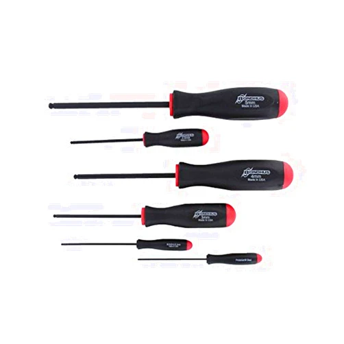Bondhus 10686 1.5-5mm Balldriver Screwdrivers, 6 Piece Set