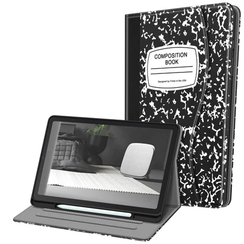 Fintie Case for Samsung Galaxy Tab S6 Lite 10.4 Inch 2024/2022/2020 with S Pen Holder, Multi-Angle Viewing Soft TPU Back Cover with Pocket Auto Wake/Sleep, Composition