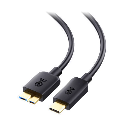Cable Matters 10Gbps USB C to Micro USB 3.0 Cable 3.3 ft, USB C Hard Drive Cable, USB 3.0 to USB C, Micro B to USB C Cable, Compatible with Seagate, LaCie, Toshiba, Samsung, WD External Hard Drive