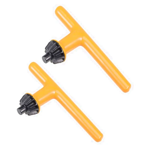 uxcell Chuck Key 6mm Pilot 12 Teeth for 1.5-13mm Drill Chuck Yellow 2pcs