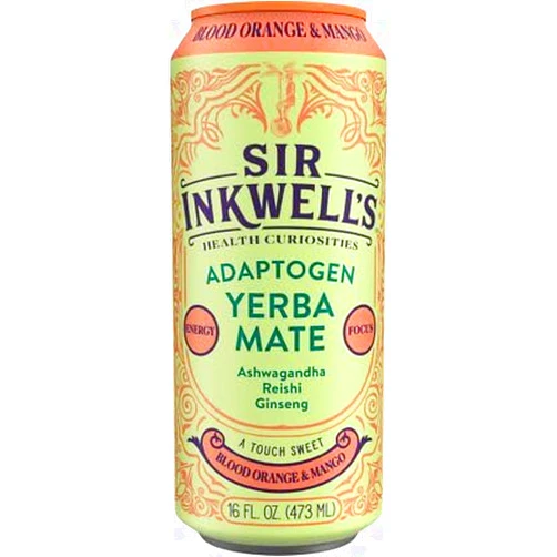 Generic Sir Inkwells Yerba Mate Blend Orange Mango 16 fl oz (Pack of 12)