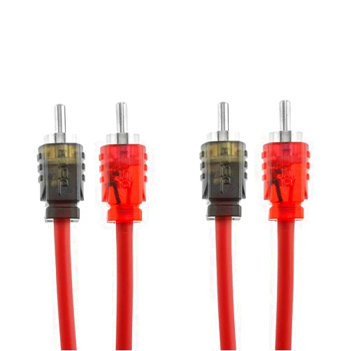 DS18 R20 RCA Cable Ultra Flex 20 Feet - 2-Male to 2-Male Stereo Audio Cables, 2RCA Male to 2RCA Male Stereo Cable for Home Theater, HDTV, Amplifiers, Hi-Fi Systems, Car Audio, Speakers. (20ft / 6m)