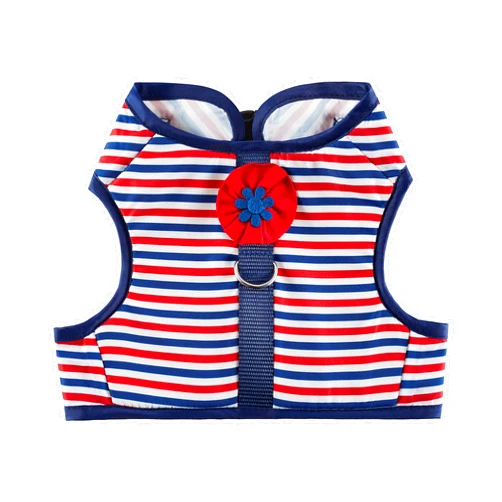 BEST FURRY FRIENDS Harness for Dogs, Red,White & Blue, X-Large