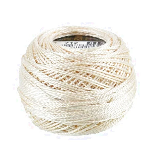 DMC 116 8-712 Pearl Cotton Thread Balls, Cream, Size 8