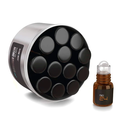 Nitro Musk 12 of the Most Popular Mens Colognes, Mens Oil Cologne Samples, Pure Natural Ingredients, Premium Oil Cologne, Perfect for Pocket Carry, Ingeniously Crafted by Musk & Hustle