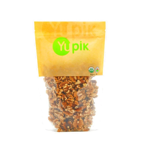 Yupik Organic Raw California Walnuts, Halves, 2.2 lb (35.2 oz), Kosher, Gluten-Free, Non-GMO, Vegan, Half Nuts, Unsalted, Unroasted, Source of Omegas, Healthy Snacks, Ideal for Baking & Cooking