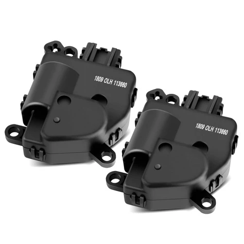 LUJUNTEC 2PCS Blend Door Actuator Replaces 604-251 Replacement For 2011-2018 for Ford Fiesta, Air Door Actuator, HVAC Blend Control Actuator