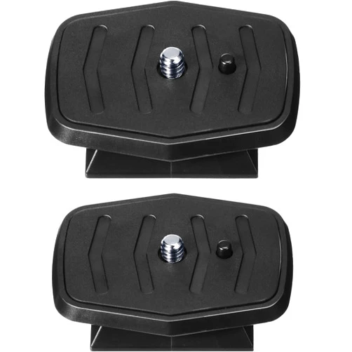 Weewooday 2 Pieces Tripod Quick Release Plate Tripod Adapter Mount Camera Tripod Adapter Plate Parts for Tripods and Cameras Tripod Mount QB-4W (44 x 44 mm/ 1.73 x 1.73 Inch)