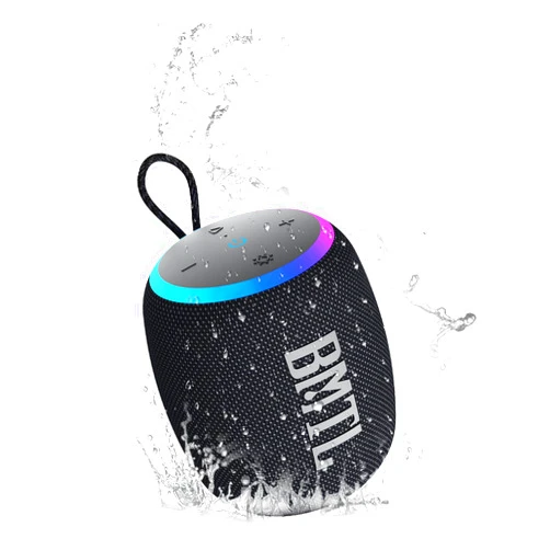 Xdobo BMTL 15W Portable Bluetooth Speaker, Mini Wireless Speaker with Rainbow Light, BT 5.3, AUX in, IPX7 Waterproof, FM Radio, TWS Pairing, Small Speakers for Shower Outdoor Party Beach Camping